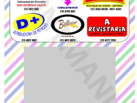 Calendários comerciais personalizados 20 x 27 cm com bloco de calendário
